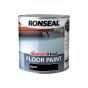 Ronseal Diamond Hard Floor Paint Black, Cream & Terracotta 2.5 Litre