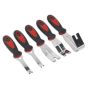 Door Panel & Trim Clip Removal Tool Set 5pc Sealey Part No. RT006