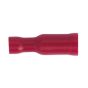 Female Socket Terminal Dia.4mm Red Pack of 100 Sealey Part No. RT23