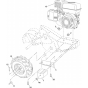 Mainframe, Right Side Assembly for Husqvarna RTT 900 Cultivator/Tiller