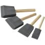 Foam Brush Set (1,2,3 & 4in) by Rustins - PBRUSHPACK