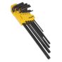 TRX-Star* Key Set 9pc Extra-Long Sealey Part No. S01096