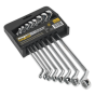 Deep Offset Ring Spanner Set 8pc Metric Sealey Part No. S0405