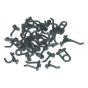 Hook Assortment for Composite Pegboard 30pc Sealey Part No. S0766