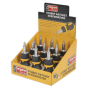 Screwdriver Ratchet Stubby Display Box of 9 Sealey Part No. S0936