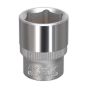 WallDrive Socket 17mm 3/8"Sq Drive Sealey Part No. S3817