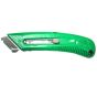 S3 Right Handed Safety Cutter Reduces Accidents Safety Blade Hi-Vis Green