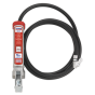 Professional Tyre Inflator with 2.7mtr Hose & Clip-On Connector Sealey Part No. SA37/94