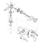 Complete Assembly for Makita SA7000C Sander