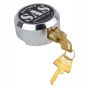 VANL1 Round Solid Steel Secure Padlock
