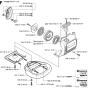 Starter Assembly for Husqvarna Saw Attachment Pole Pruners