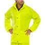 Super B-Dri Jacket Zip Front & storm Flap Poly/PU Coating Saturn Yellow XL