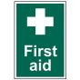 First Aid - PVC 200 x 300mm by Scan - 1550