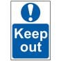 Keep Out - PVC 400 x 600mm by Scan - 4003