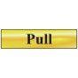 Pull - Polished Brass Effect 200 x 50mm by Scan - 6033