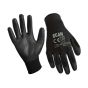 Black PU Coated Gloves Size 10 Extra Large (Pack of 12)