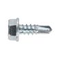 Self Drilling Screw 4.2 x 13mm Hex Head Zinc DIN 7504K Pack of 100 Sealey Part No. SDHX4213