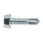 Self Drilling Screw 6.3 x 25mm Hex Head Zinc DIN 7504K Pack of 100 Sealey Part No. SDHX6325