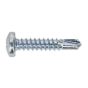 Self Drilling Screw 4.8 x 25mm Pan Head Phillips Zinc D7504N Pack of 100 Sealey Part No. SDPH4825