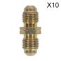 Brake Tube Connector M10 x 1mm Male to Male Pack of 10 Sealey Part No. BC101MC