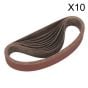 Sanding Belt 30 x 540mm 40Grit Pack of 10 Sealey Part No. SB001