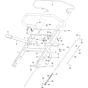 Handle & Controls  for Husqvarna SG13B Stump Grinder