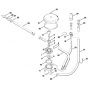 Extras (Metering Pump) Assembly for Stihl SG17, SG17L Sprayer