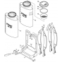 Support Frame, Container Assembly for Stihl SG20 Sprayer