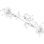 Wheel Hubs Assembly for Camon SG30 Rotovators