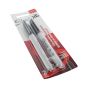 Fine Tip Permanent Marker Black (Pack of 2)