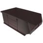 Black Plastic Wall Panel Storage Bins Size 7 - Pack of 5