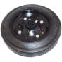 10" Solid Rubber Tyred Wheel with Metal Centre