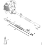 Drive tube assembly for Stihl SP-KM KombiTool