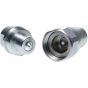 AISI 316 Rotary Coupling 90 Deg 300 Bar MWP 45 l/min max flow, Series: SR90, Thread Size (1): 06 (3/8"), Thread Type: Male