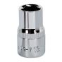 WallDrive Socket 13mm 1/2"Sq Drive Fully Polished Sealey Part No. SP1213