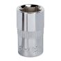 WallDrive Socket 15mm 1/2"Sq Drive Fully Polished Sealey Part No. SP1215