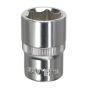WallDrive Socket 18mm 1/2"Sq Drive Fully Polished Sealey Part No. SP1218