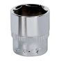WallDrive Socket 21mm 3/8"Sq Drive Fully Polished Sealey Part No. SP3821