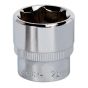 WallDrive Socket 22mm 3/8"Sq Drive Fully Polished Sealey Part No. SP3822