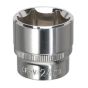 WallDrive Socket 24mm 3/8"Sq Drive Fully Polished Sealey Part No. SP3824