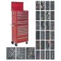 Tool Chest Combination 14 Drawer with Ball Bearing Slides - Red & 1179pc Tool Kit Sealey Part No. SPTCOMBO1