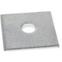 Square Plate Washer, M10 (Hole) Size: 3", Thick: 3mm - Each