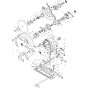 Main Assembly for Makita SR2100 Circular Saw