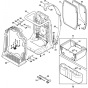 Backplate Assembly for Stihl SR320, SR400 Mistblower