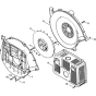 Fan Housing Assembly for Stihl SR 340, SR 420 Mistblowers