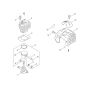 Cylinder, Piston, Crankshaft