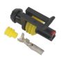 Superseal Female Connector 1-Way Pack of 5 Sealey Part No. SSC1F