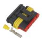 Superseal Female Connector 5-Way Pack of 3 Sealey Part No. SSC5F
