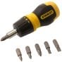 Multibit Ratchet Stubby Screwdriver & Bits by Stanley - 0-66-358