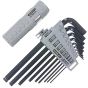 Hexagon Grip Key Set of 9 Metric (1.5-10mm) by Stanley - 0-89-904